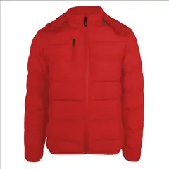 ANDESLAND OUTDOOR APPAREL - Parka Térmica Termosellada Con Gorro Desmontable Rojo Mujer