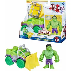 HASBRO - F7457 MARVEL SPIDEY AND FRIENDS VEHICLE AND FIGURE