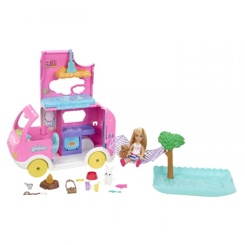 MATTEL - MATTEL HNH90 BARBIE CHELSEA CON FURGONETA CAMPER