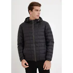 TRIAL - Parka hombre acolchada pluma negro