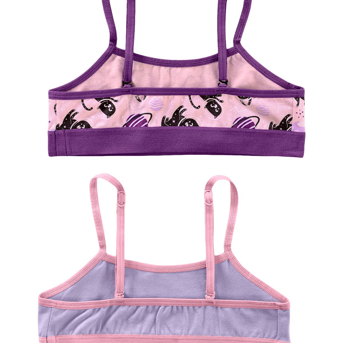 LEONISA - Top niña pack x 2 65292X2 Rosado / Gatos