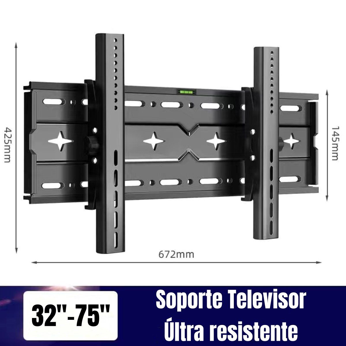 LUBABYCAS - Soporte TV Reclinable Con Nivel 32" A 75" By LuBabycas