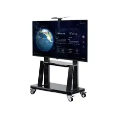 LUBABYCAS - Soporte TV Rack Pedestal 32”-75” Con Ruedas By