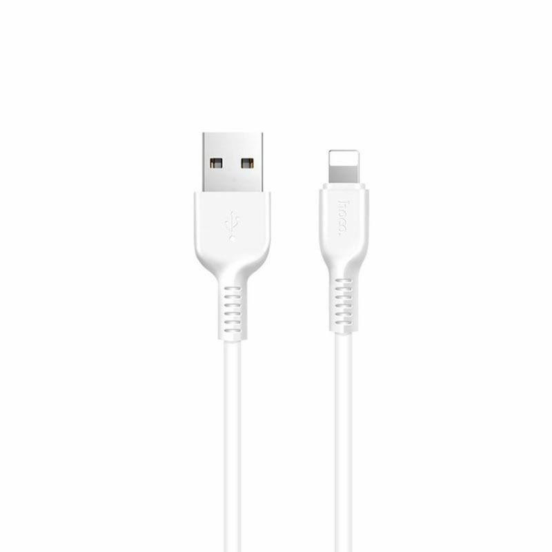 HOCO - Cable USB Hoco X20 USB a Lightning blanco 1mt