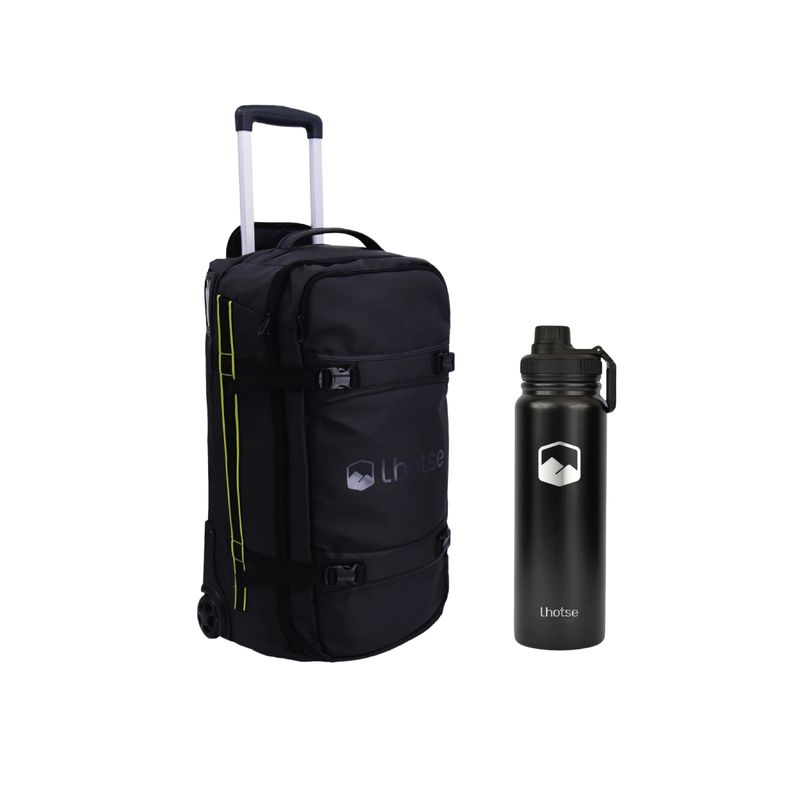 LHOTSE - Pack Bolso Maleta Roadtrip 70 lts + Botella Lhotse
