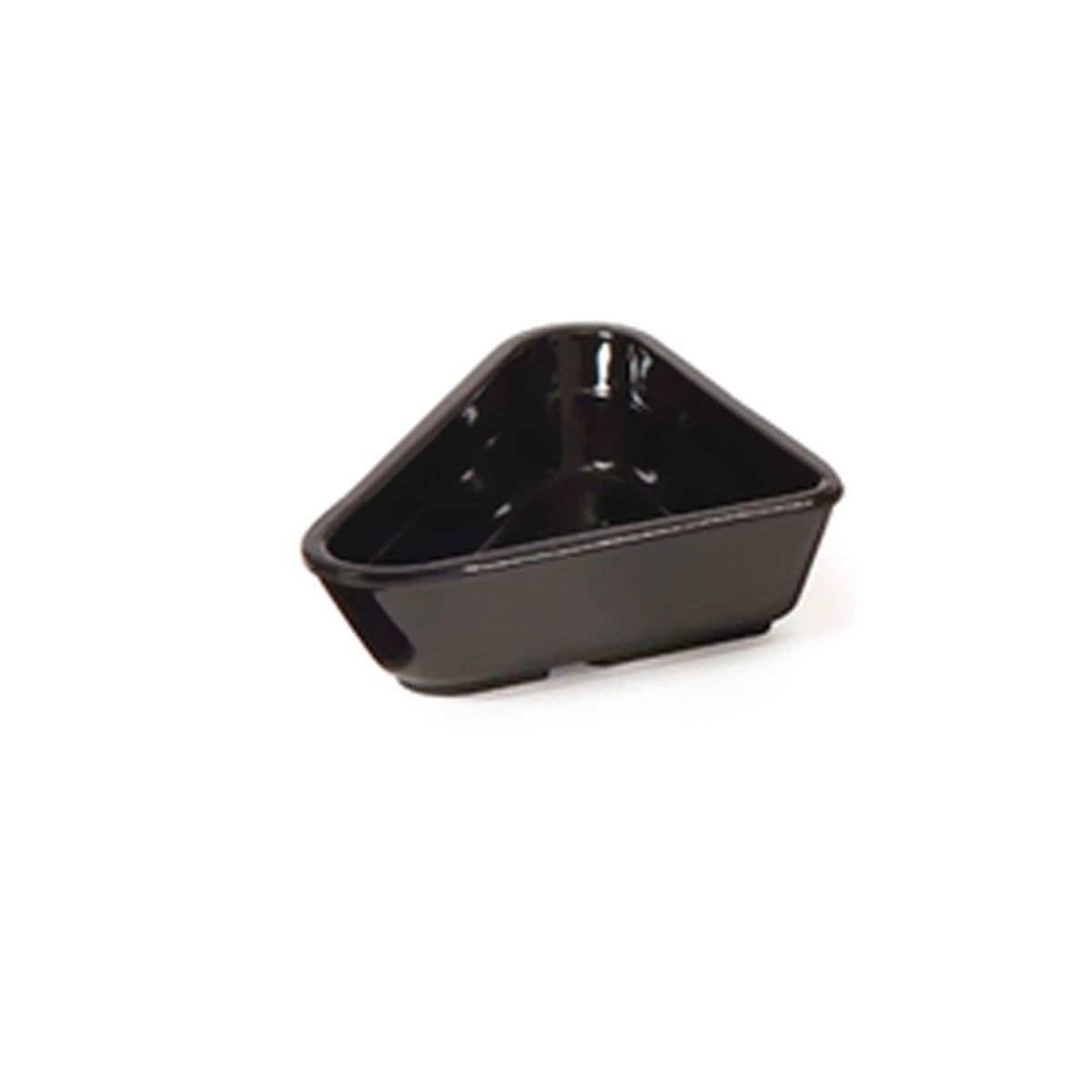 IMAHE - Set De 6 RAMEKIN TRIANGULAR MELAMINA NEGRO 60ML IMAHE