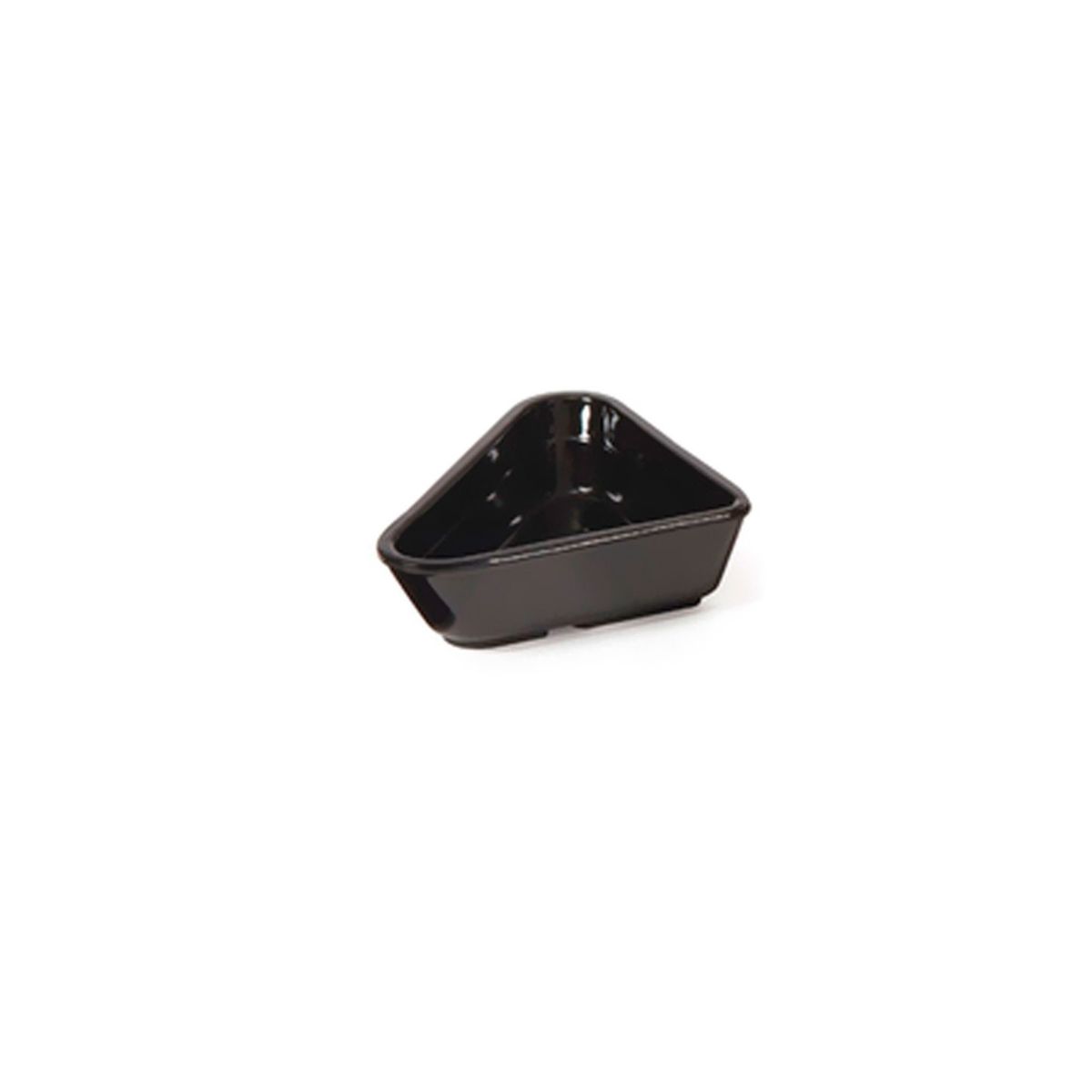 IMAHE - Set De 6 RAMEKIN TRIANGULAR MELAMINA NEGRO 60ML IMAHE