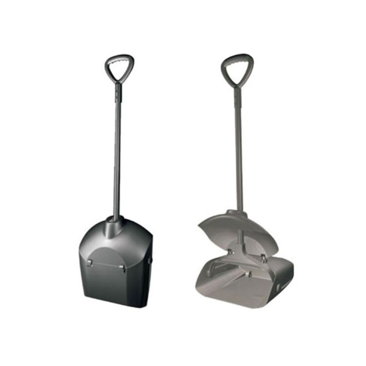 IMAHE - PALA BASURA PLÁSTICA CON TAPA NEGRA IMAHE