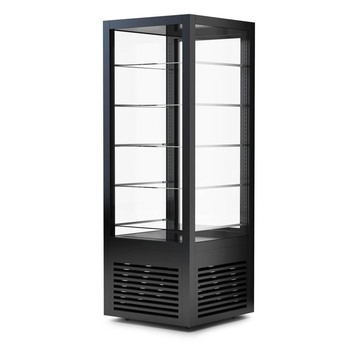 IMAHE - VITRINA VERTICAL NEGRA LED 400 LTS NORKALT IMAHE