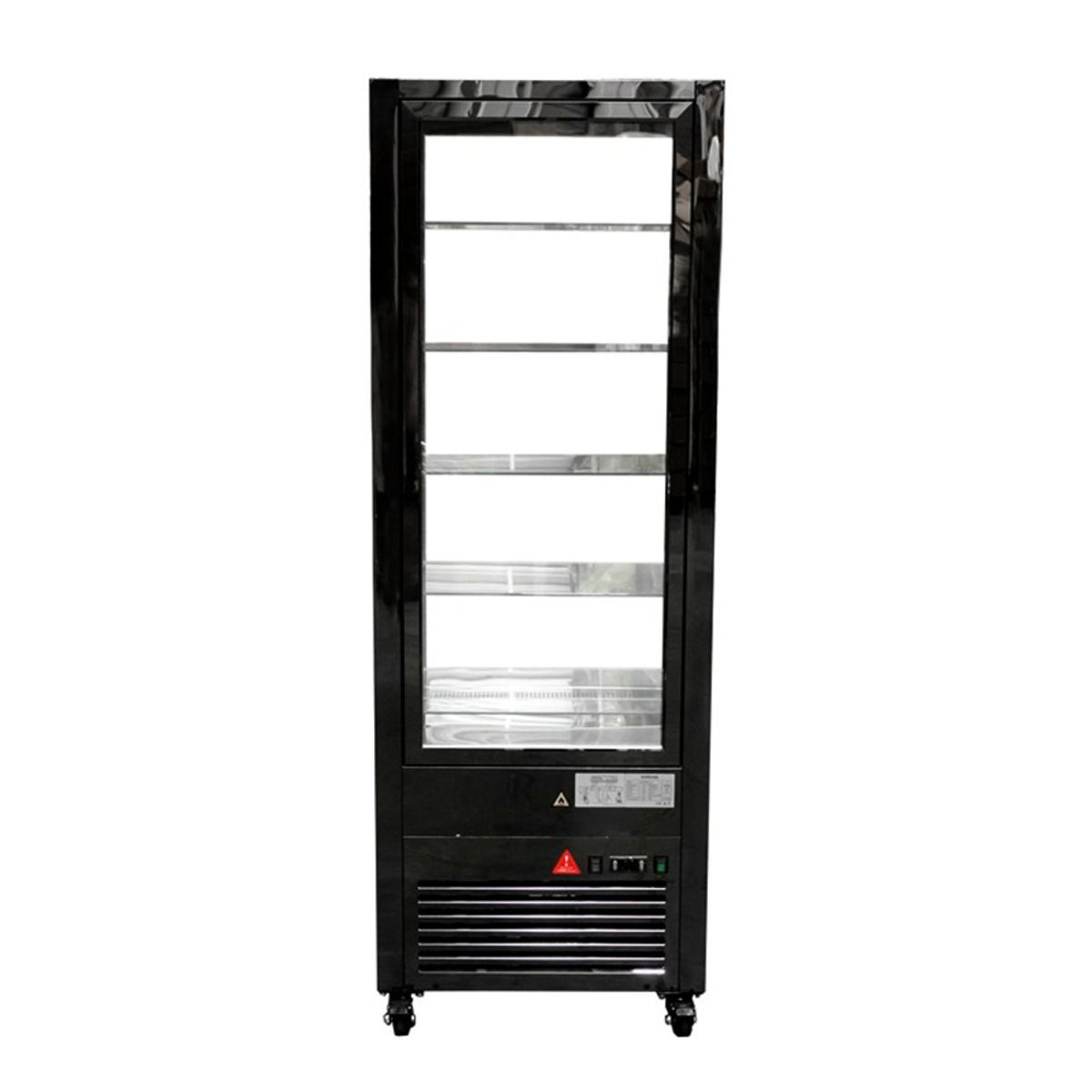 IMAHE - VITRINA VERTICAL NEGRA LED 400 LTS NORKALT IMAHE