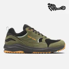 HAKA HONU - Zapatilla Hombre Huella Verde Grisaceo