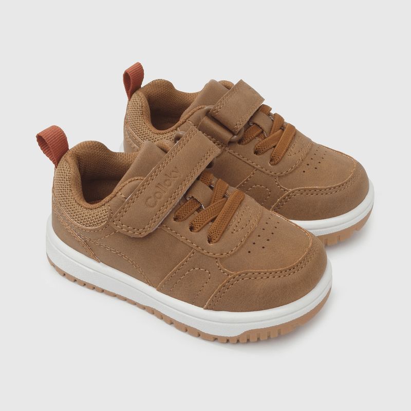 COLLOKY - Zapatilla urbana Niño Café 53556 Colloky