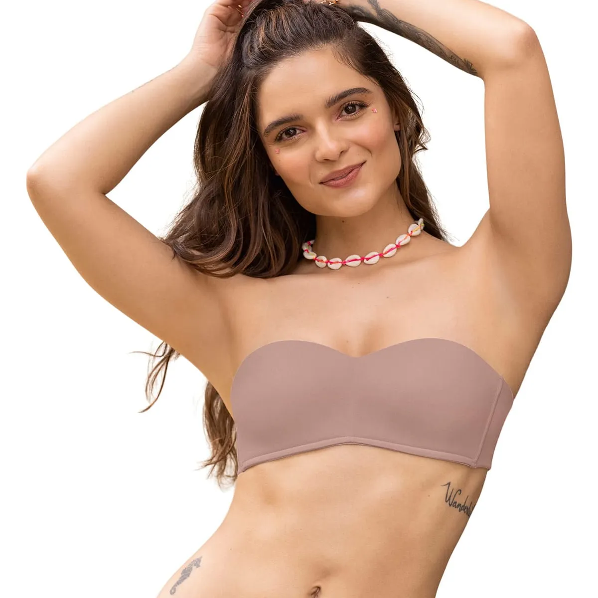 LEONISA - Sostén 091071 Strapless Rosa