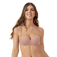 Sostén strapless con realce incorporado 061308 Rosa