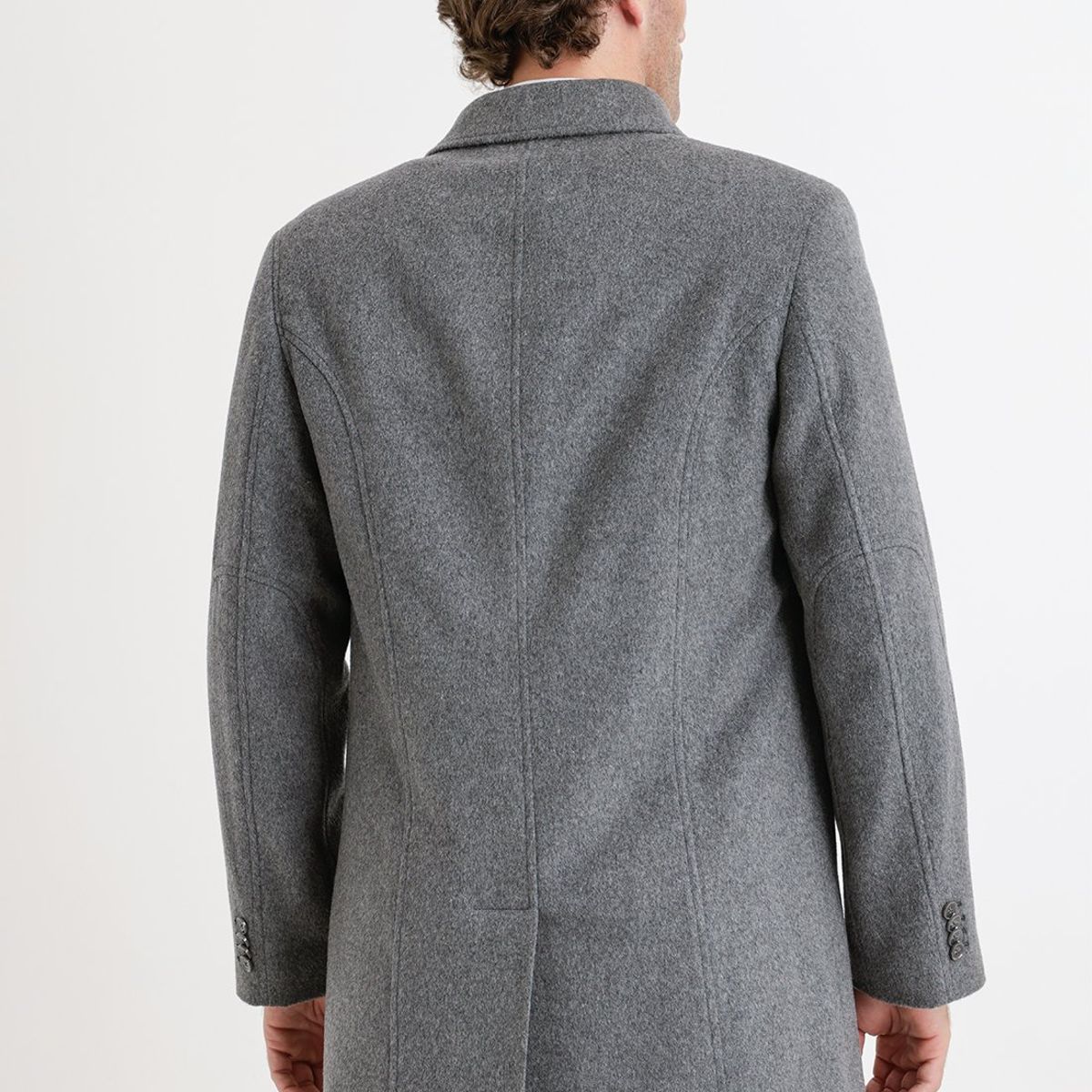 TRIAL - Abrigo hombre formal gris