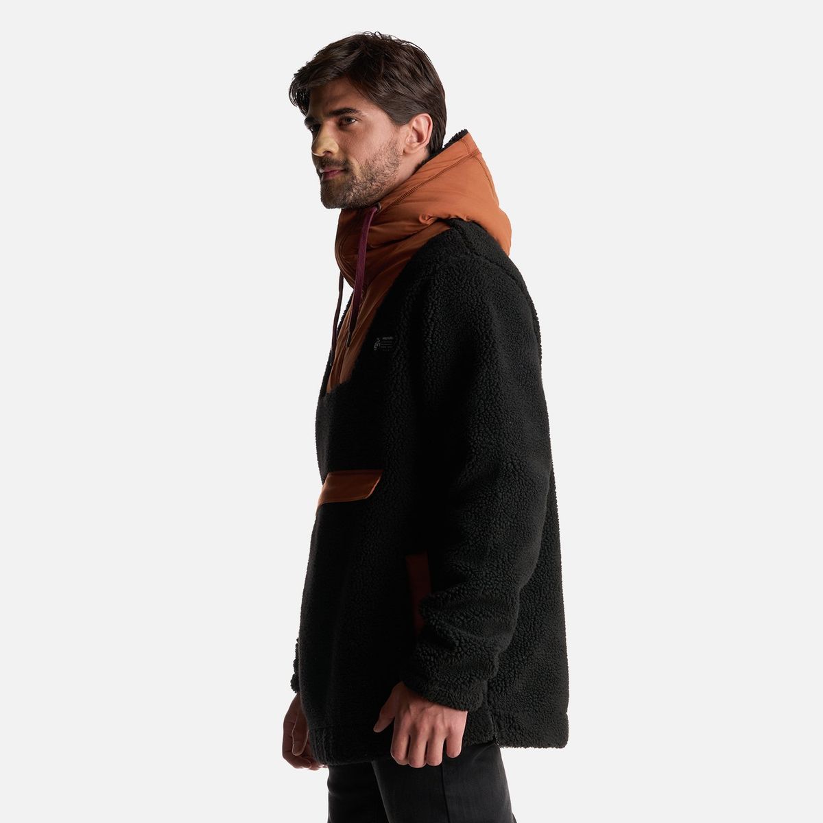 HAKA HONU - Poleron Hombre Chi-Porrito Negro Haka Honu