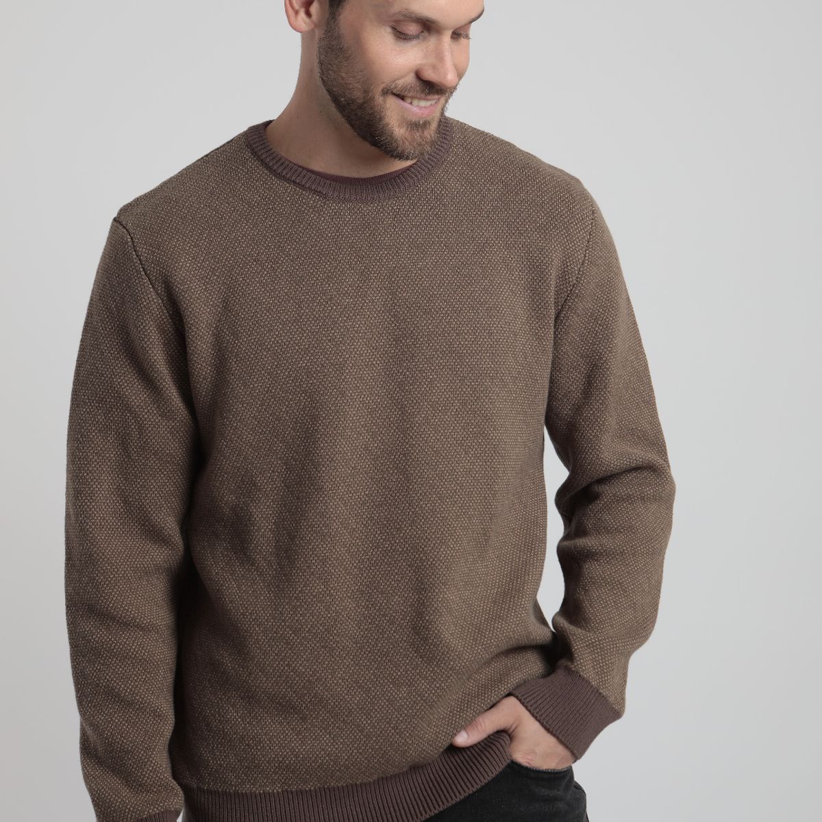 FROENS - Chaleco hombre Rumbos café