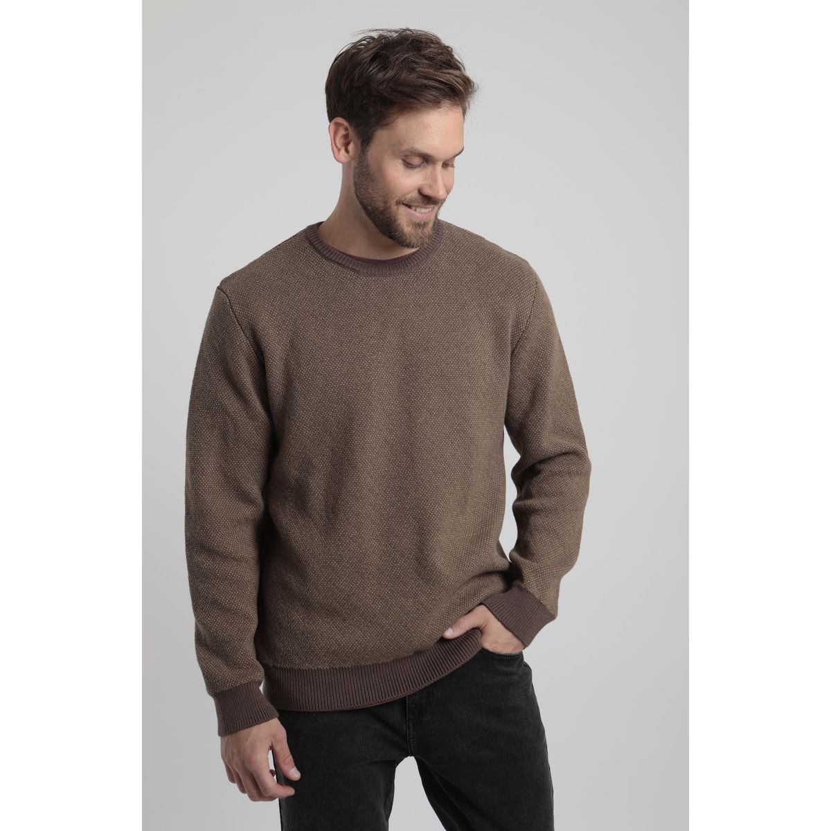 FROENS - Chaleco hombre Rumbos café