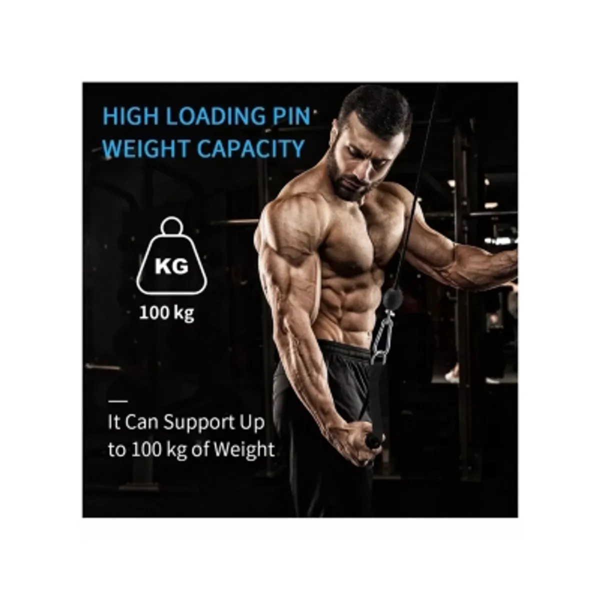 GENERICO - Kit Polea Levantamiento Peso Gimnasio En Casa Triceps