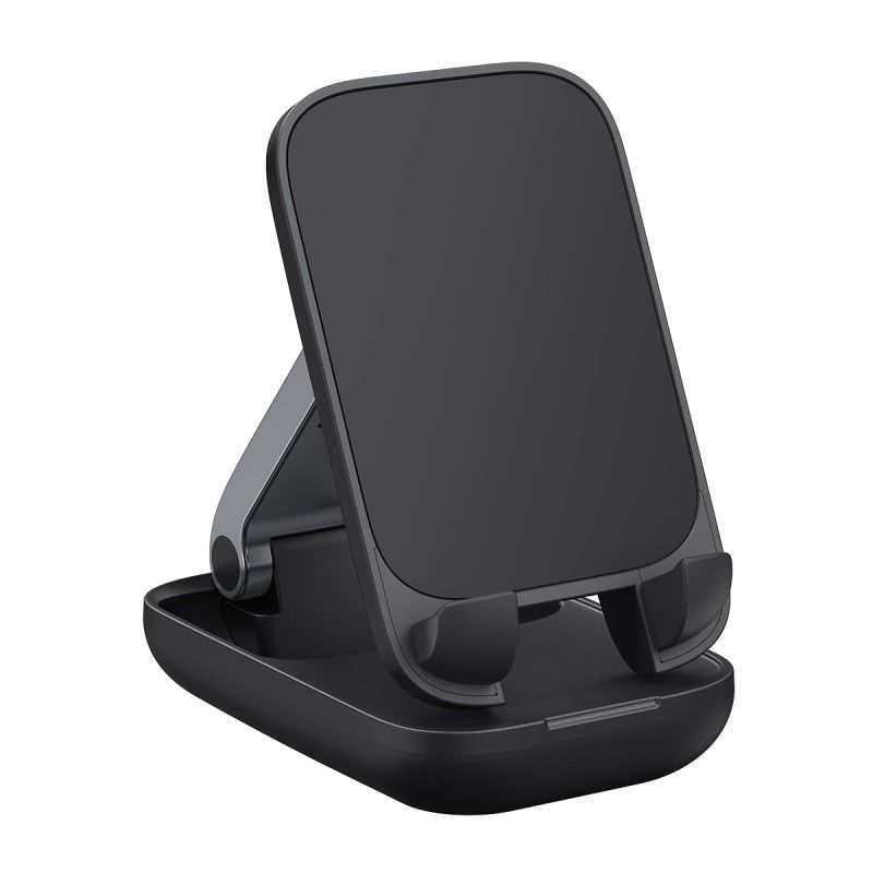 BASEUS - Soporte Baseus Plegable Negro, Aluminio, Portátil