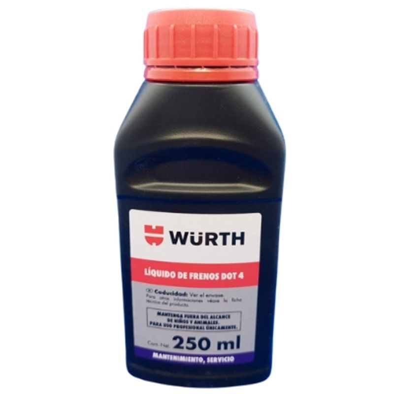WURTH - LÍQUIDO DE FRENOS 250 ML
