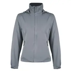 ANDESLAND OUTDOOR APPAREL - Cortaviento Esencial Doble Capa Gris Mujer