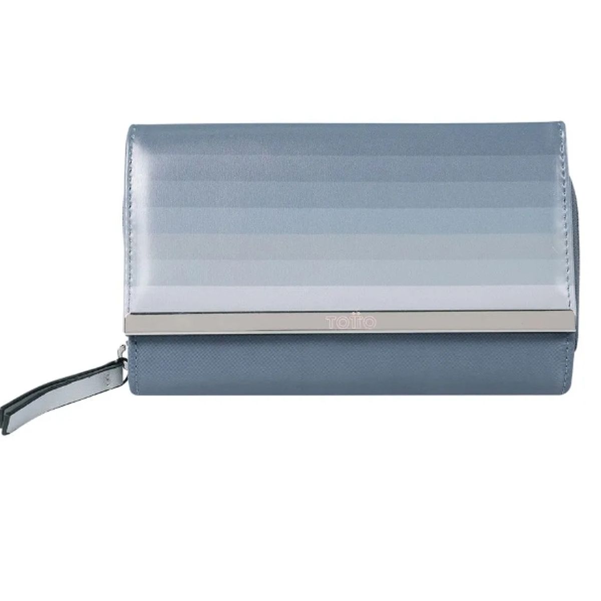 TOTTO - Billetera Con Porta Tarjetas Gris Mujer Totto