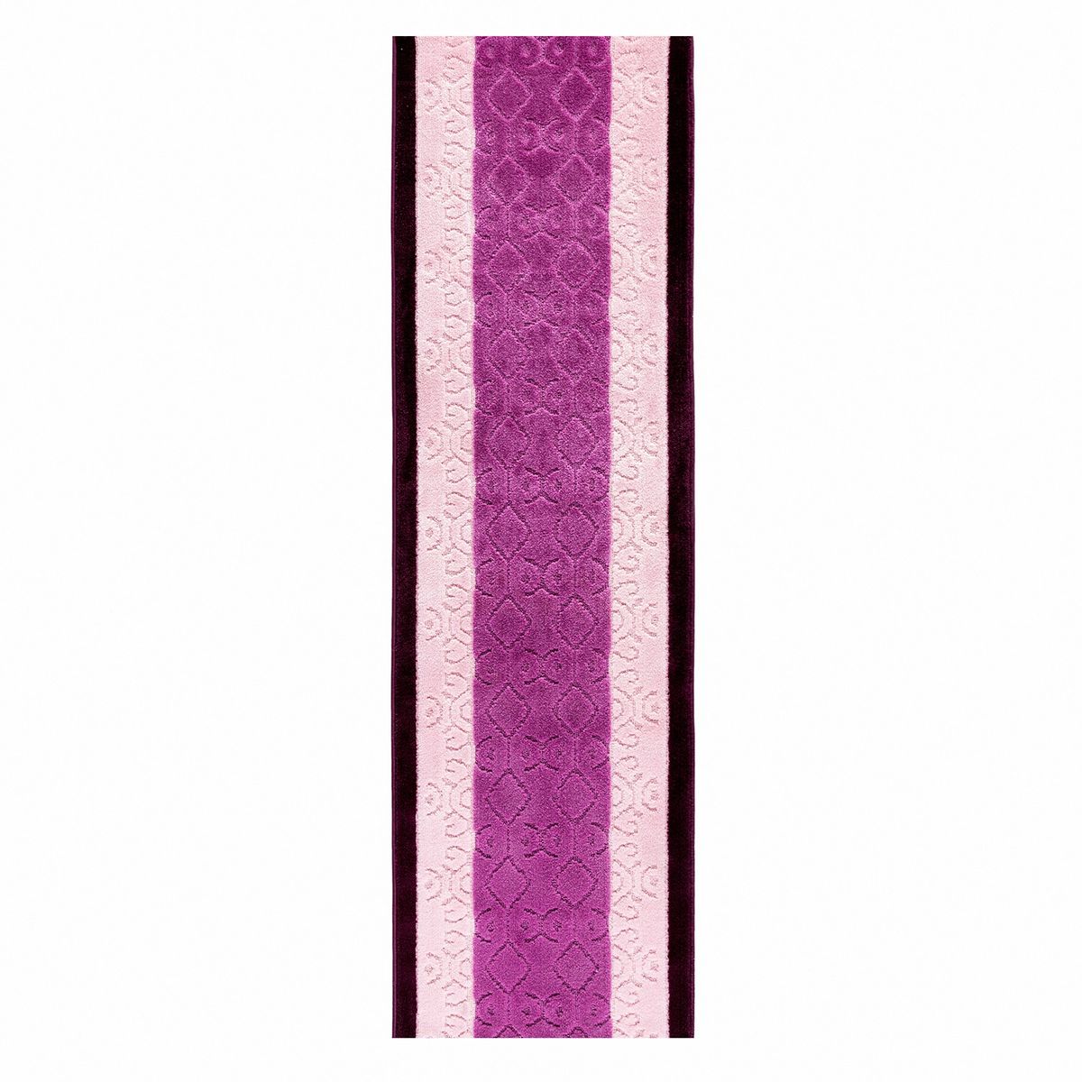 MROTTO - Alfombra Pasillo MORADO 66 cm x 5 metros ANTIDESLIZANTE Sin Overlock