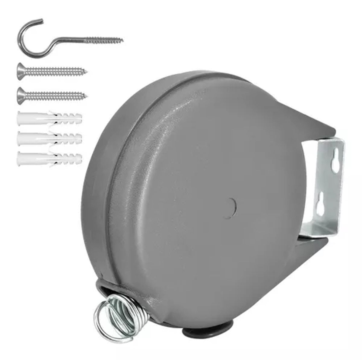 GENERICO - Tendedero Retractil Ropa Colgador Logia Acero Inoxidable