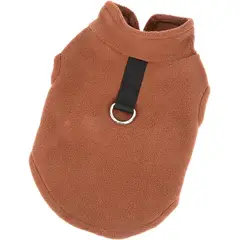 GENERICO - Polar para Perros o Gatos Marrón Talla S