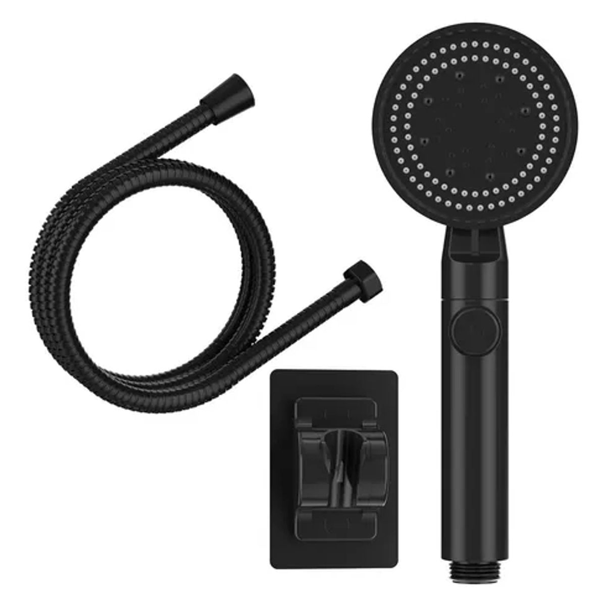 GENERICO - Kit De Manguera Ducha Teléfono Soporte Cromado Acero Inox1