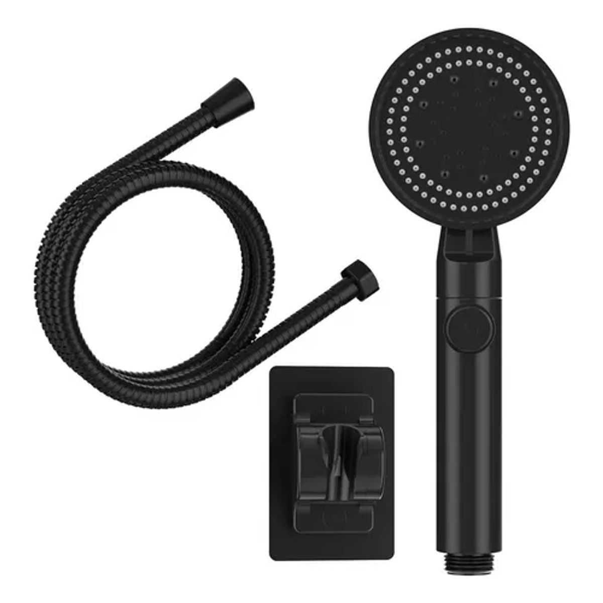 GENERICO - Kit De Manguera Ducha Teléfono Soporte Cromado Acero Inox1