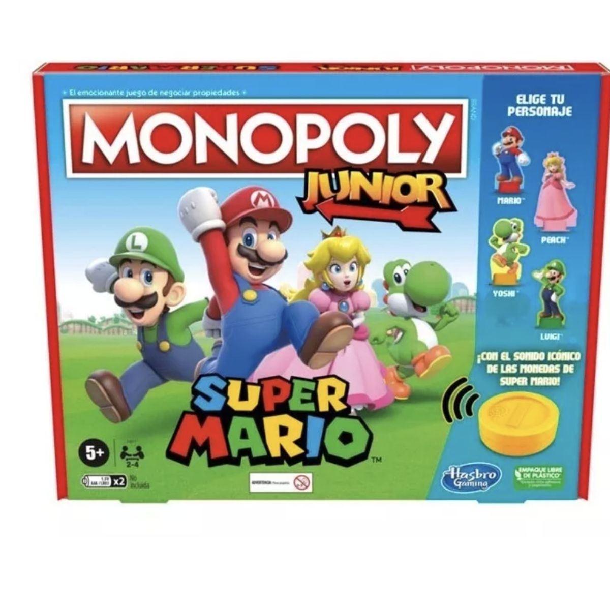 HASBRO - Juego De Mesa Monopoly Junior Edicion Super Mario