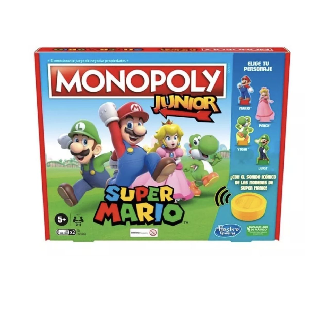 HASBRO - Juego De Mesa Monopoly Junior Edicion Super Mario