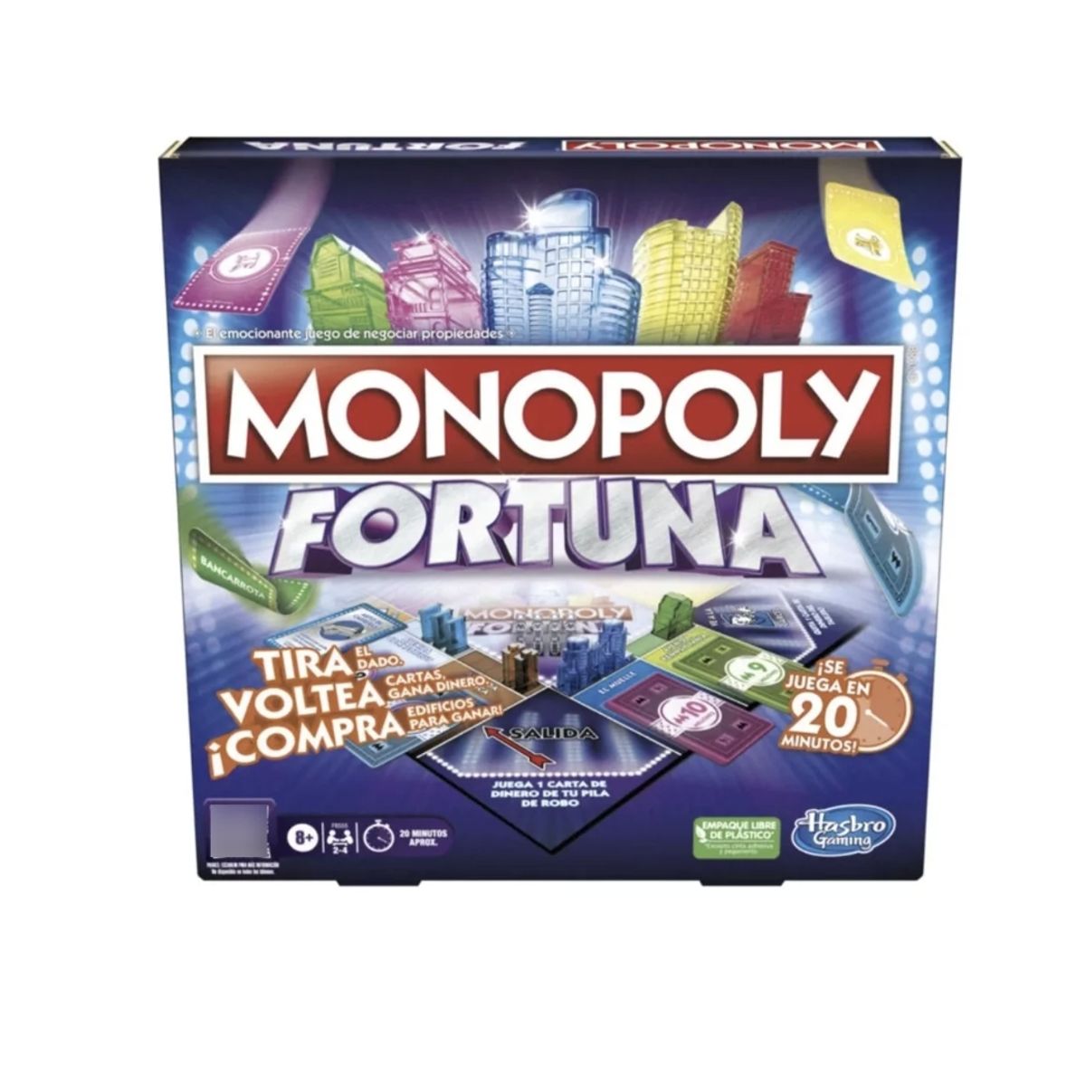 MONOPOLY - Monopoly Fortuna - Chance - Juego Mesa - Español
