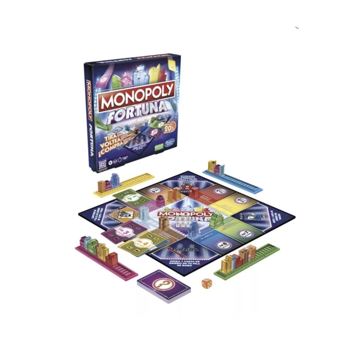 MONOPOLY - Monopoly Fortuna - Chance - Juego Mesa - Español