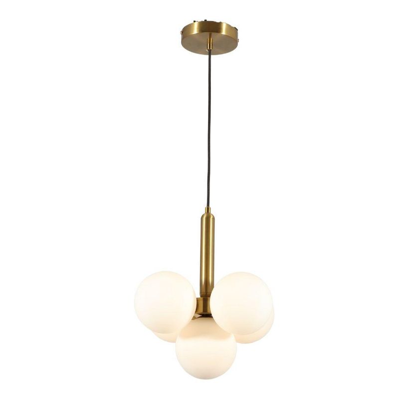 BOSCO - LAMPARA COLGANTE GLOBO OPAL 5 LUCES BOSCO