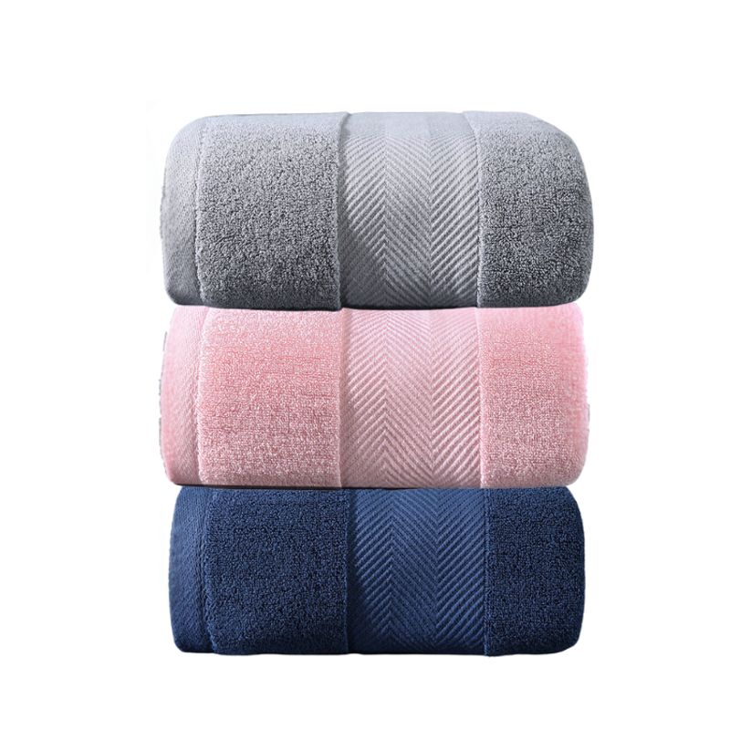 GENERICO - Pack De 3 Toallas Algodon De Cuerpo Ducha Baño 70x140cm