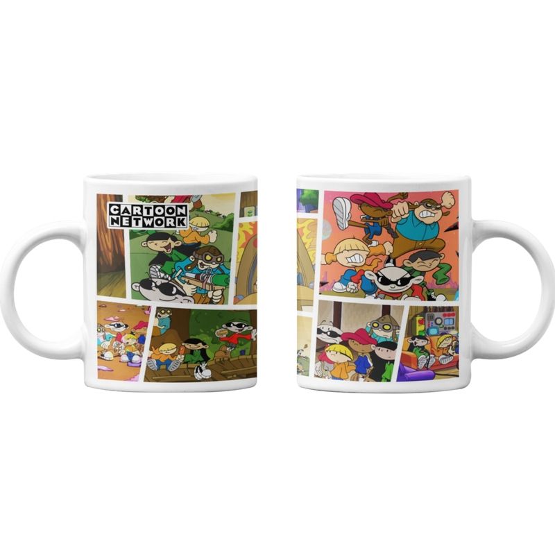 SM - Tazones tazas blancas Cartoon Network KND Chicos del barrio SM