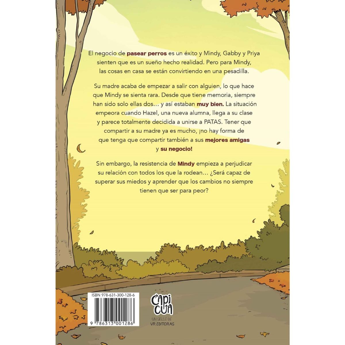 VERGARA Y RIBA - Libro PATAS MINDY EN BUSCA DE SU LUGAR - Editorial Vergara y Riba
