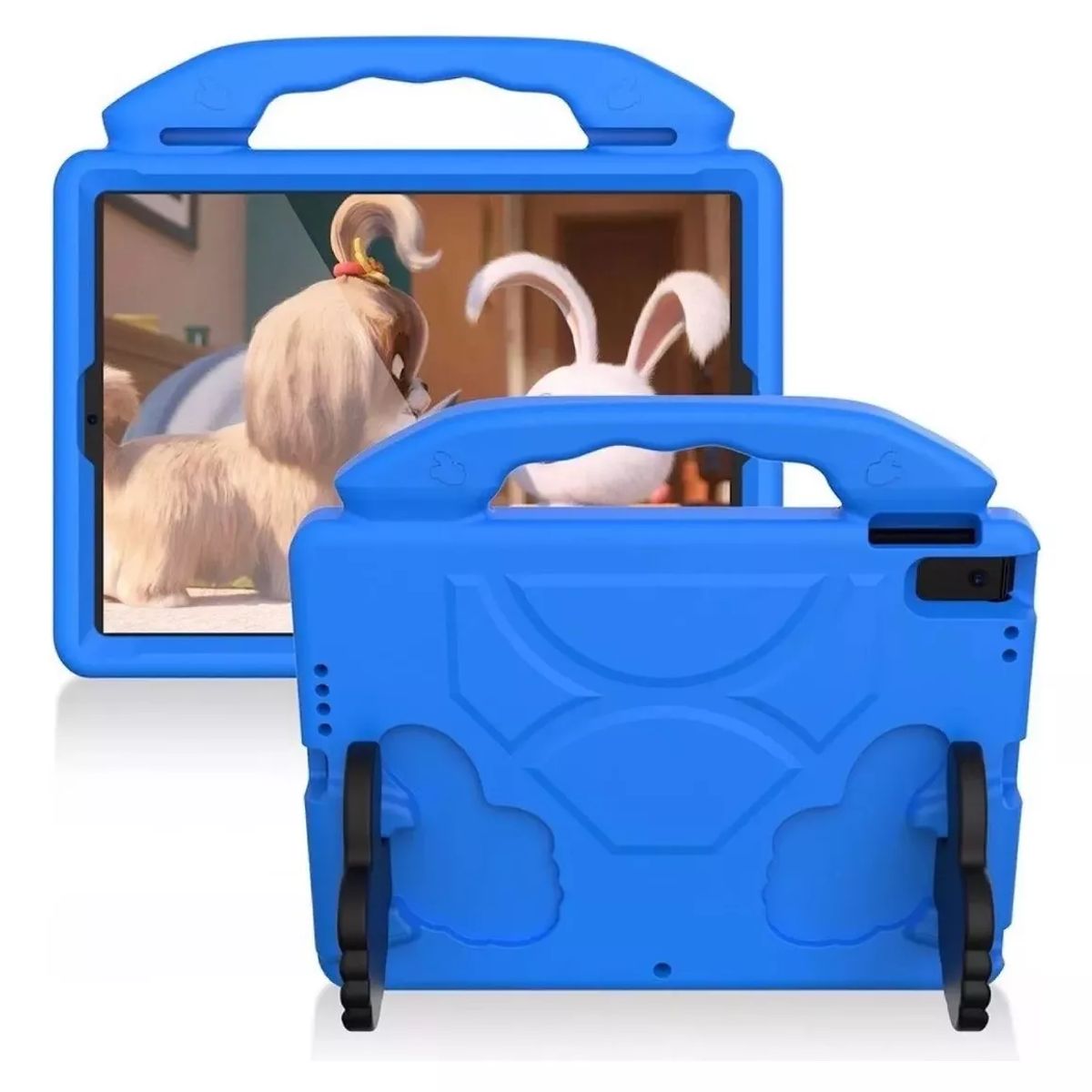 GENERICO - Carcasa Niños Anti-golpes Para iPad 10.2 AZUL.