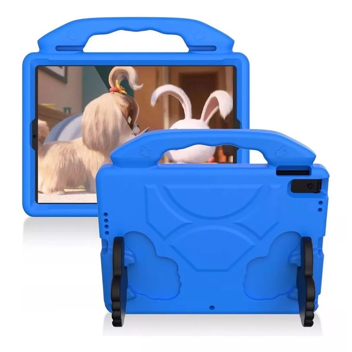 GENERICO - Carcasa Niños Anti-golpes Para iPad 10.2 AZUL.