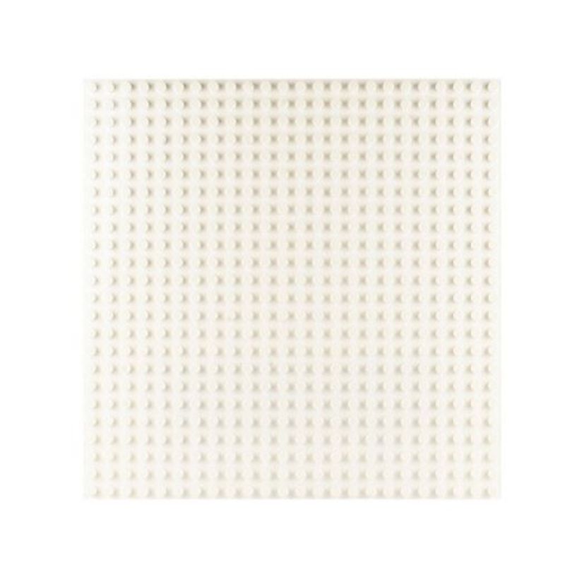 GENERICO - Placa Base Compatible Con Lego 20 Cms 24 X 24 Puntos Blanco+