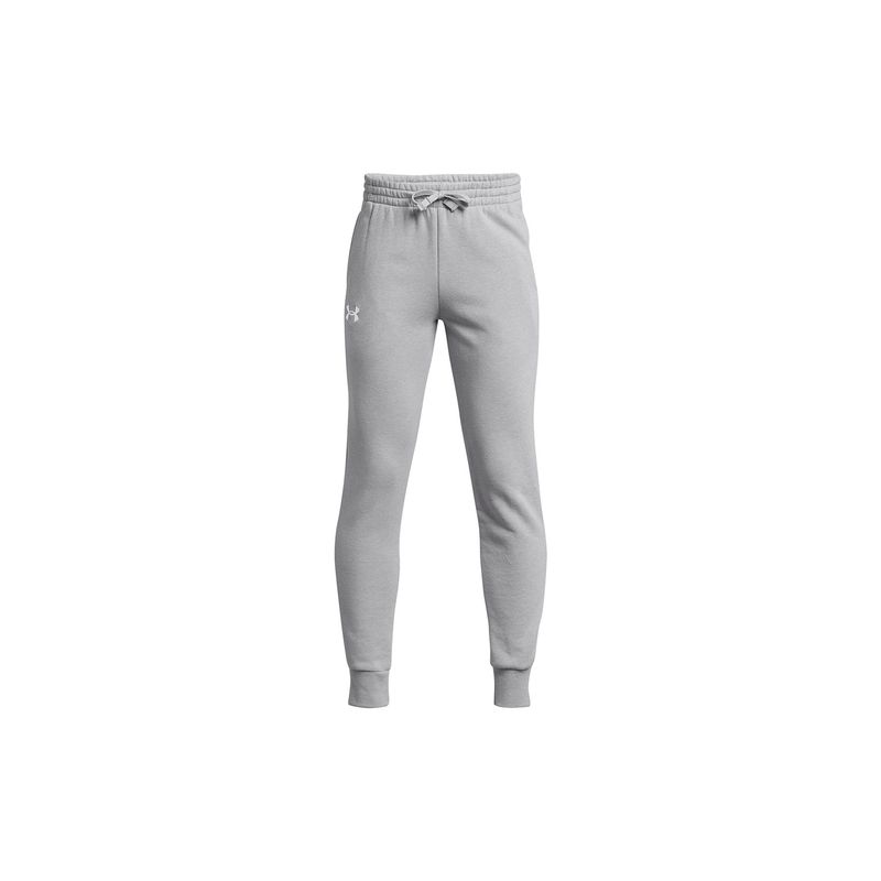 UNDER ARMOUR - Pantalón Buzo Jogger Rival Flce Niño Gris UNDER ARMOUR