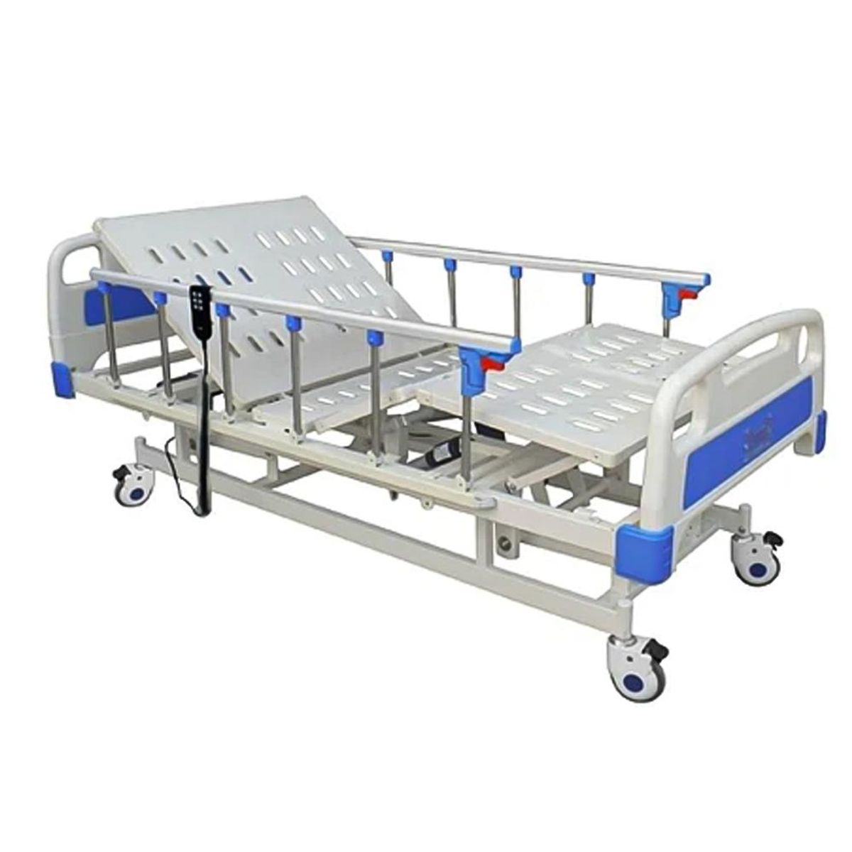 DETODOYMAS - Catre Clínico Eléctrico 4 Posiciones PREMIUM - Blanco