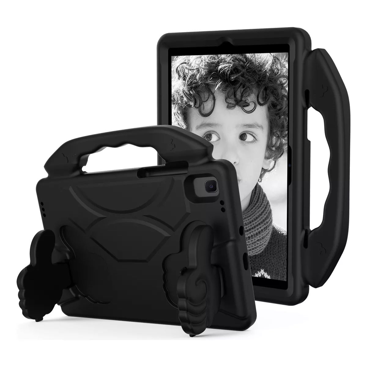 GENERICO - Carcasa Niños Anti-golpes Para iPad 10.2 NEGRA