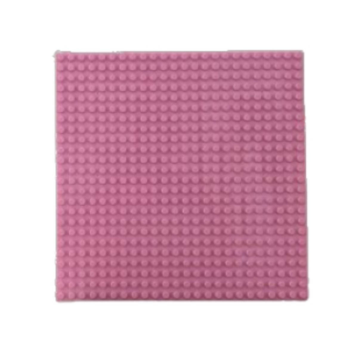 GENERICO - 2 Placa Base Compatible Con Lego 20 Cms 24 X 24 Puntos Rosado