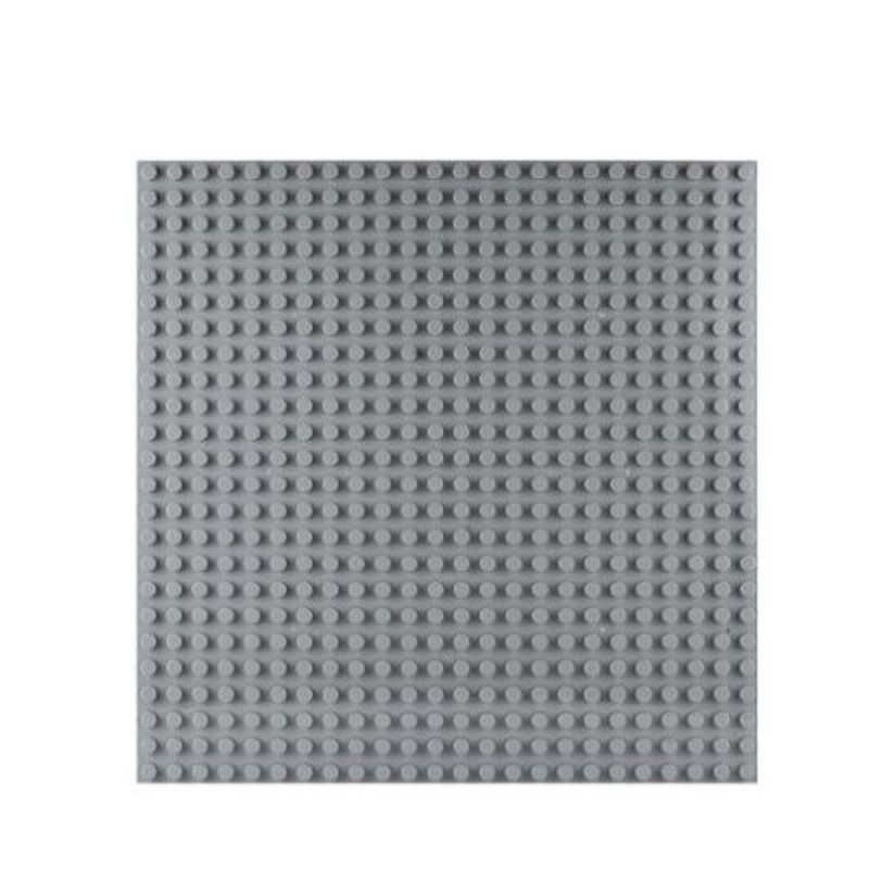 GENERICO - Placa Base Compatible Con Lego 20 Cms. 24 X 24 Puntos Gris