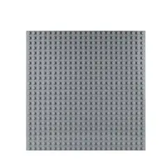 GENERICO - 2 Placa Base Compatible Con Lego 20 Cms. 24 X 24 Puntos Gris