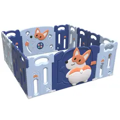BBQOOL - Corral Didáctico de Juegos Corgi Blue